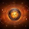 Furnato | Beautiful Poster of Om | P150 | Adhesive Poster | 12 Inch X 12 Inch