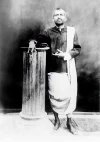 Furnato | Beautiful Poster of Ramakrishna Paramahansa | P153 | Adhesive Poster | 12 Inch X 17 Inch