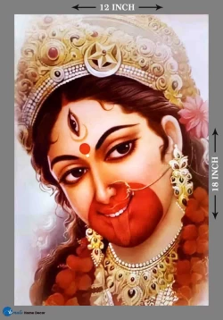 Furnato | Beautiful Poster of Maa Tara | P190 | Adhesive Poster | 12 Inch X 18 Inch