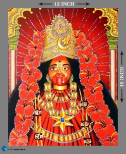 Furnato | Beautiful Poster of Maa Tara | P191 | Adhesive Poster | 12 Inch X 15 Inch